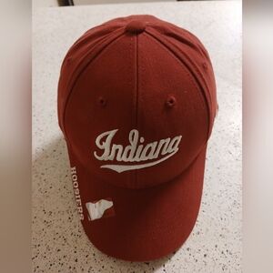 Indiana Red Adjustable Cap